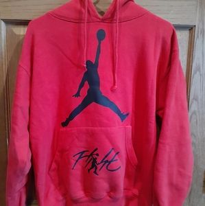 Jordan black/red kids sweatshirt med